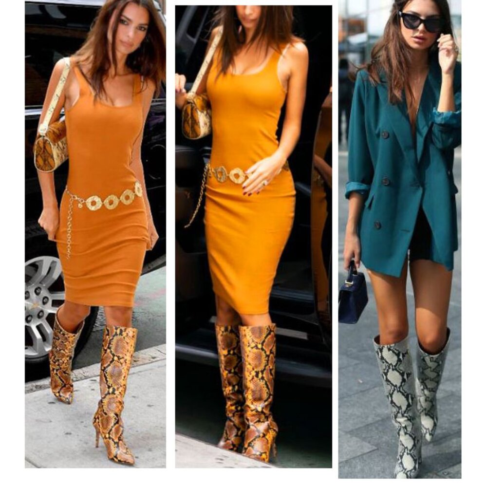Steve Madden python long boots - Picture 12 of 12